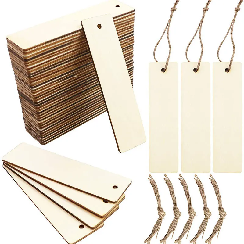 Blank Rectangle Wooden Tags Unfinished Nature Wood Slice DIY Crafts Bookmark Garment Clothing Tag Gift Bags Hanging Label Decor
Blank Rectangle Wooden Tags Unfinished Nature Wood Slice DIY Crafts Bookmark Garment Clothing Tag Gift Bags Hanging Label Decor