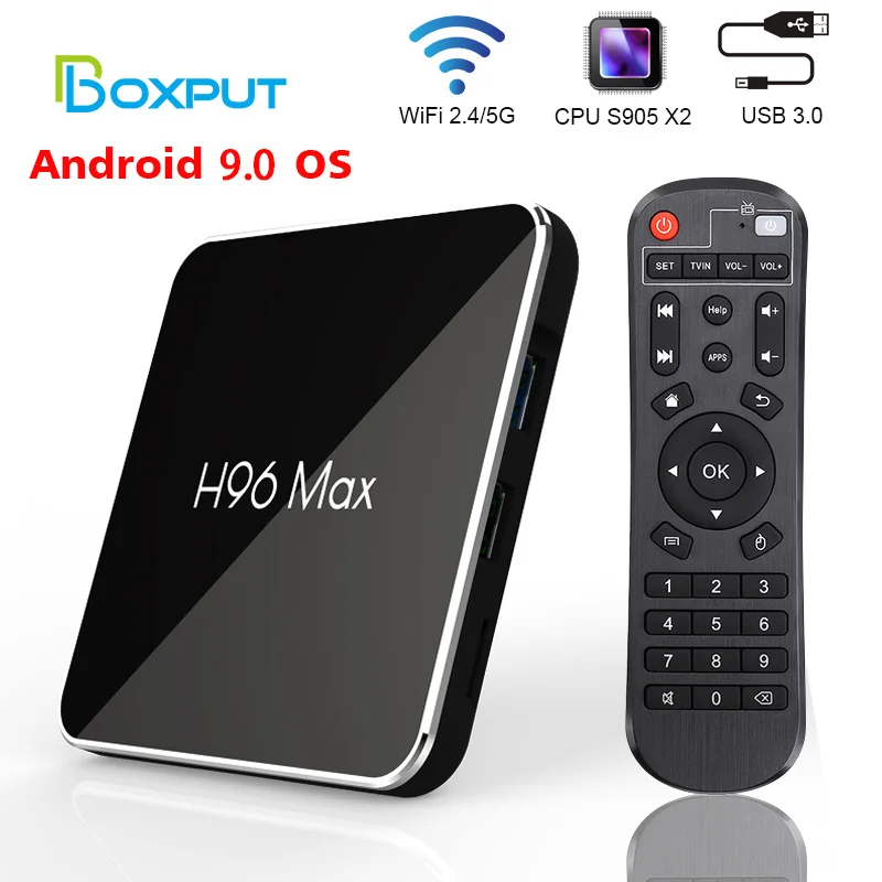 H96 MAX X2 Android 9.0 Smart TV Box Amlogic S905X2 HDMI 4K Dual WiFi Set Top Box 4G 64G tv box Media Player
H96 MAX X2 Android 9.0 Smart TV Box Amlogic S905X2 HDMI 4K Dual WiFi Set Top Box 4G 64G tv box Media Player
