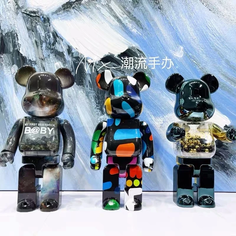 New Sell Bearbricklys 400% 28cm Yoon Co-Branded Fashion Action Figures Blocks Bear Doll Collection Models Toys Christmas Gifts
New Sell Bearbricklys 400% 28cm Yoon Co-Branded Fashion Action Figures Blocks Bear Doll Collection Models Toys Christmas Gifts