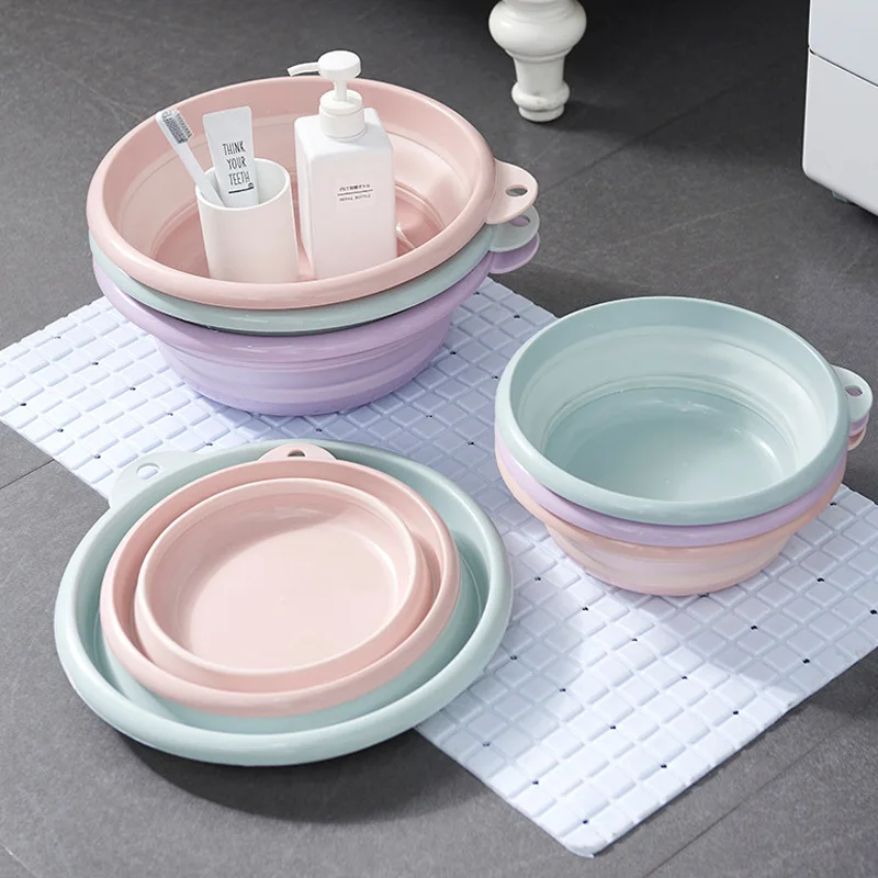 Silicone Foldable Wash Basin Travel Portable Basin Collapsible Bucket For Home Bathroom Washbowl Laundry Tub Hanging Bath Basins
Silicone Foldable Wash Basin Travel Portable Basin Collapsible Bucket For Home Bathroom Washbowl Laundry Tub Hanging Bath Basins