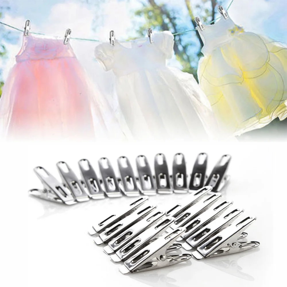 Multipurpose Windproof Clothes Pin Stainless Steel Marine Grade Durable Pegs Metal Hanging Clips For Clothes Towels Socks Clamps
Multipurpose Windproof Clothes Pin Stainless Steel Marine Grade Durable Pegs Metal Hanging Clips For Clothes Towels Socks Clamps