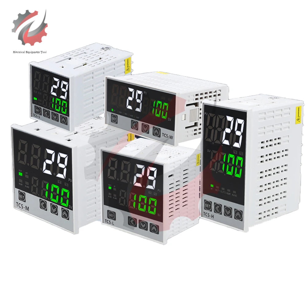 TC5 - M TC5 - L TC5 - S TC5 - H TC5 - W Регулируемый регулятор температуры 0 - 1370°C Выход твердотельных реле реле AC 100 - 240V
TC5 - M TC5 - L TC5 - S TC5 - H TC5 - W Регулируемый регулятор температуры 0 - 1370°C Выход твердотельных реле реле AC 100 - 240V