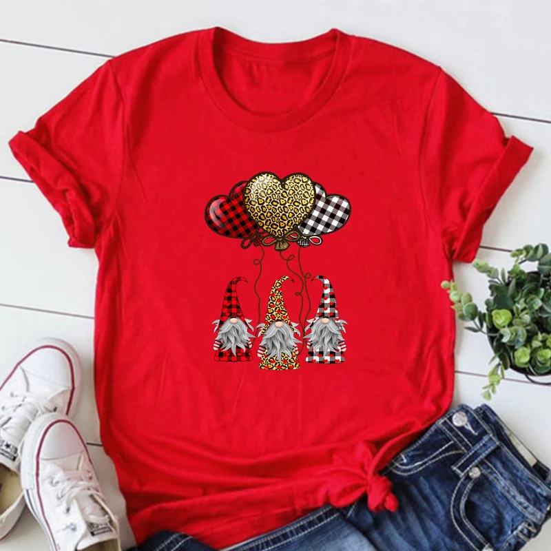 Three Gnomes Balloon Hearts Woman Tshirts Plaid Leopard Vintage Graphic Tee Funny Gifts Holiday Women Fashion Clothing M
Three Gnomes Balloon Hearts Woman Tshirts Plaid Leopard Vintage Graphic Tee Funny Gifts Holiday Women Fashion Clothing M