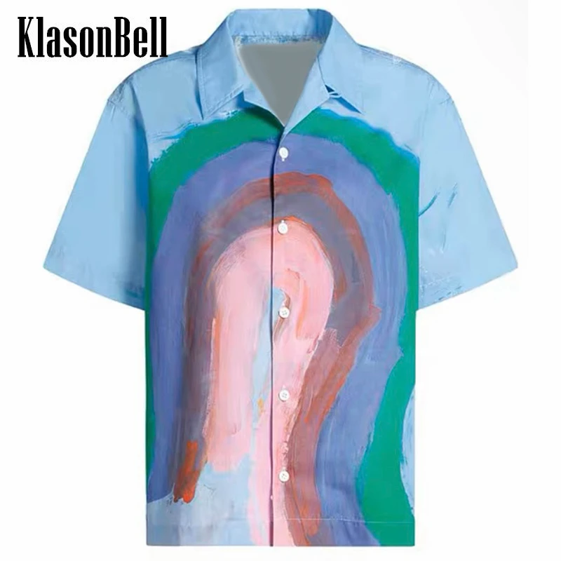6,10 KlasonBell модная женская Свободная рубашка с принтом и коротким рукавом
6,10 KlasonBell модная женская Свободная рубашка с принтом и коротким рукавом