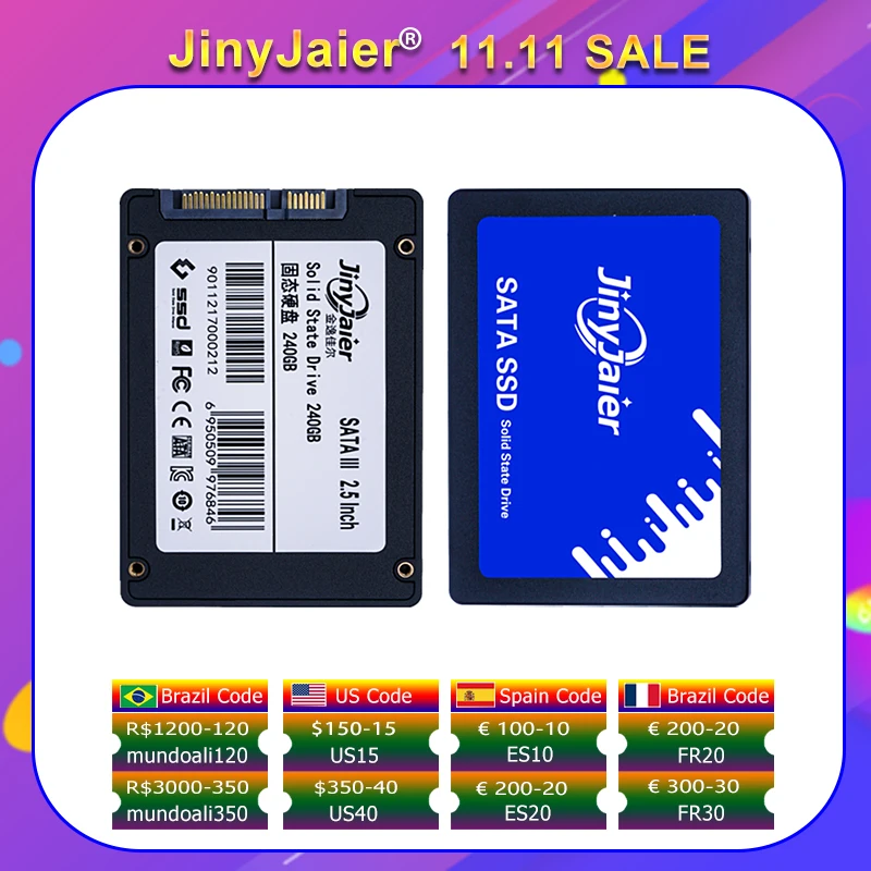 Твердотельный накопитель JinyJaier, SSD 240 ГБ, 120 ГБ для ноутбука, 1 ТБ, 480 ГБ, жесткий диск SATA 2,5, Внутренние твердотельные диски SATA, ssd 120 ГБ, 240 ГБ
Твердотельный накопитель JinyJaier, SSD 240 ГБ, 120 ГБ для ноутбука, 1 ТБ, 480 ГБ, жесткий диск SATA 2,5, Внутренние твердотельные диски SATA, ssd 120 ГБ, 240 ГБ