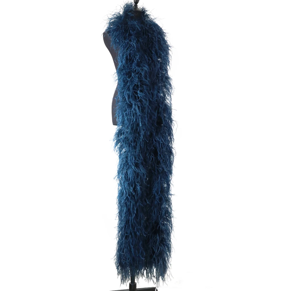 12ply Navy Blue Ostrich Feathers Boa Handicraft Customize 3meter Feather Shawl Party Dress Decoration Diy Skirt Trim Craft Plume
12ply Navy Blue Ostrich Feathers Boa Handicraft Customize 3meter Feather Shawl Party Dress Decoration Diy Skirt Trim Craft Plume