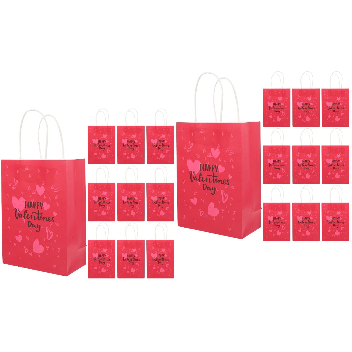 20 pcs Valentine's Day Paper Wrapping Bag Gift Bags Decorative Heart Bags Paper Candy Bags
20 pcs Valentine's Day Paper Wrapping Bag Gift Bags Decorative Heart Bags Paper Candy Bags