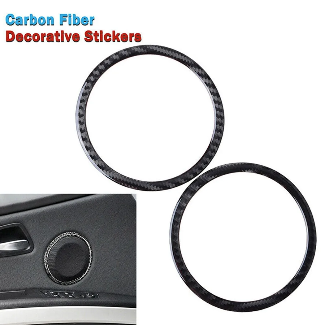 Carbon Fiber Door Speaker Audio Ring Cover Trim Black High Quality 2005-12 BMW 3 Series E90 E92
Carbon Fiber Door Speaker Audio Ring Cover Trim Black High Quality 2005-12 BMW 3 Series E90 E92