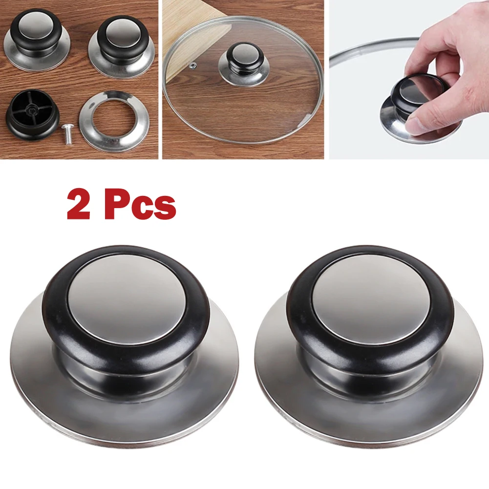 2pcs Universal Lid Knob Replacement Parts ReplaceHolding Handle Glass Lib Cover Knob Cap For Kitchen Saucepan Cookware Handgrip
2pcs Universal Lid Knob Replacement Parts ReplaceHolding Handle Glass Lib Cover Knob Cap For Kitchen Saucepan Cookware Handgrip