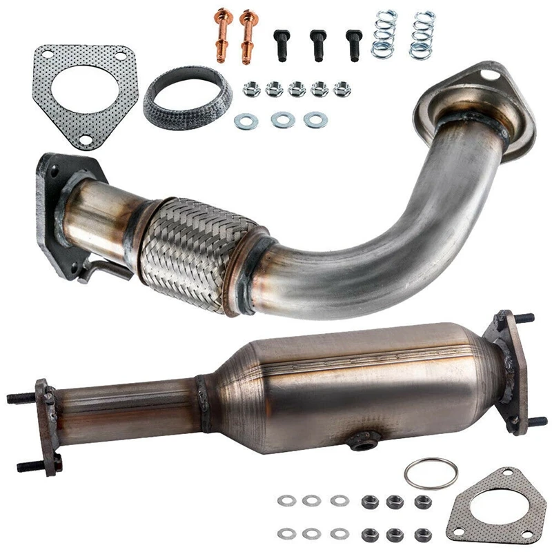 Front Exhaust Flex Pipe And Catalytic Converter For Honda Accord 2.4L 2003-2007 16299+52349
Front Exhaust Flex Pipe And Catalytic Converter For Honda Accord 2.4L 2003-2007 16299+52349