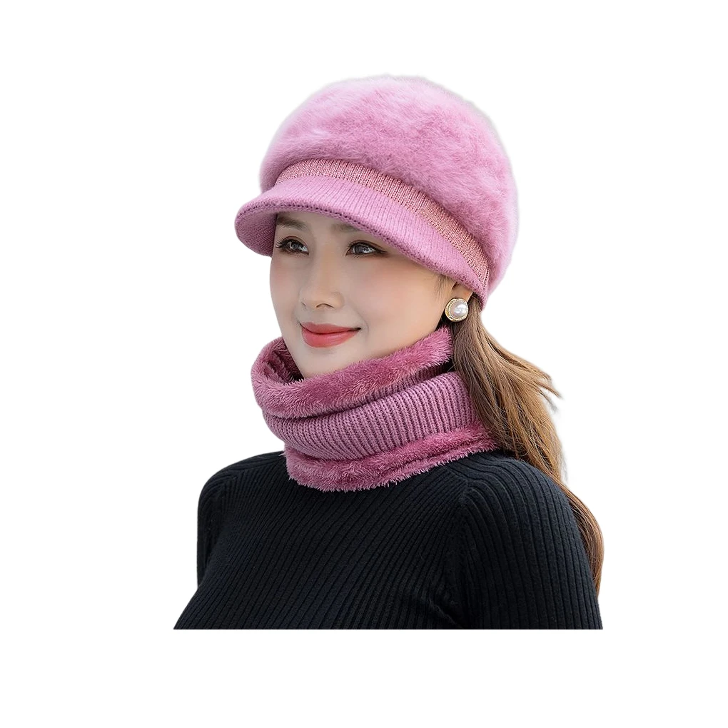 Hat Scarf Set Cap Ladies Thickened Casual Elegant Middle-Aged Bonnet Grandma Outdoor Cycling Ski Beanie Mother s Gift
Hat Scarf Set Cap Ladies Thickened Casual Elegant Middle-Aged Bonnet Grandma Outdoor Cycling Ski Beanie Mother s Gift