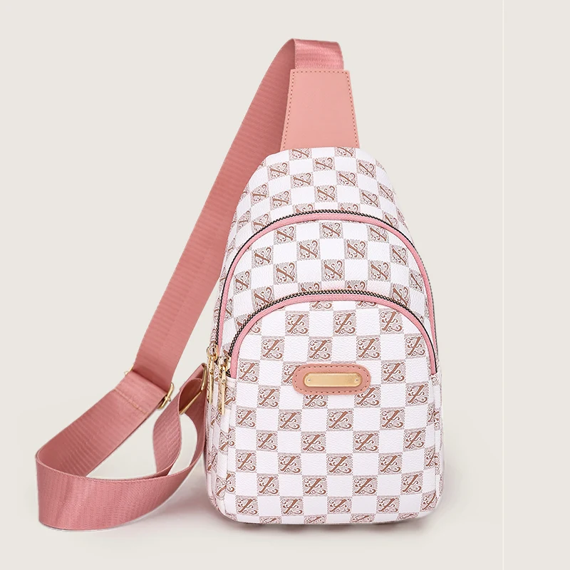 

Pink Sugao chest bag Waist bags Women shoulder crossbody Bag handbags Fanny Pack pu leather Phone Wallet Pouch shopping bag