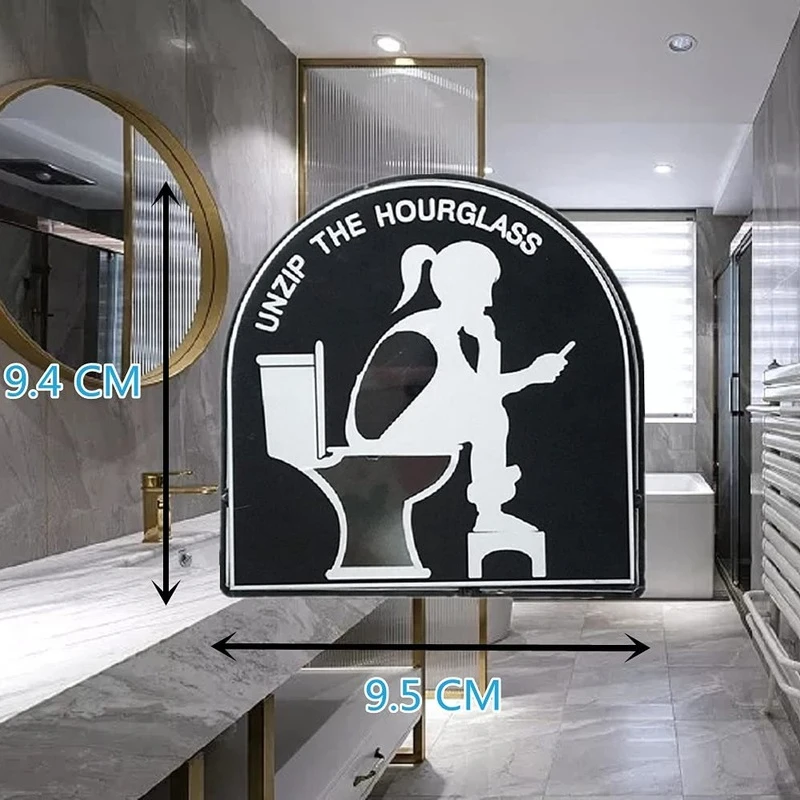 5 Min Toilet Hourglass Timer Creative Novel Sand Timer for Establish A View of Time Bathroom and Toilet Hourglass Funny Gifts
5 Min Toilet Hourglass Timer Creative Novel Sand Timer for Establish A View of Time Bathroom and Toilet Hourglass Funny Gifts