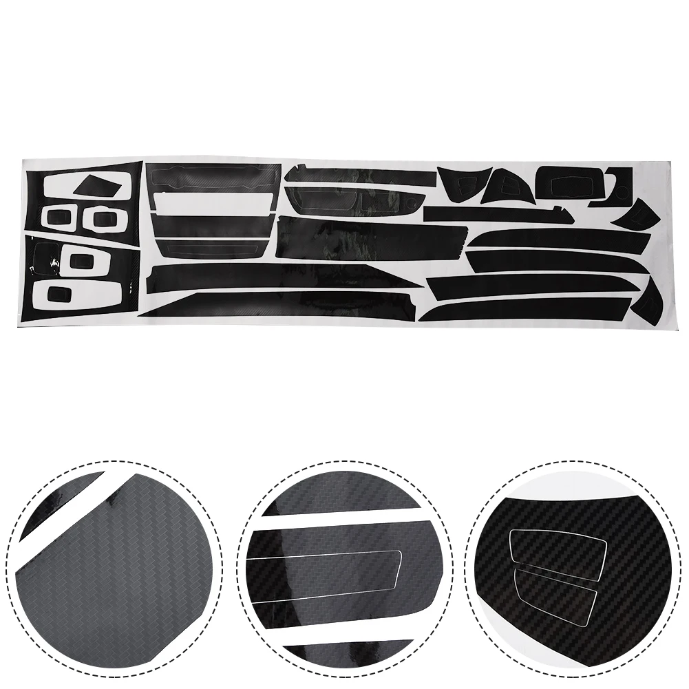 Interior Sticker Dash Trim Decorations Stickers Removable 1 Set 5D Carbon Fiber Pattern For BMW X5 E70 2007-2013
Interior Sticker Dash Trim Decorations Stickers Removable 1 Set 5D Carbon Fiber Pattern For BMW X5 E70 2007-2013