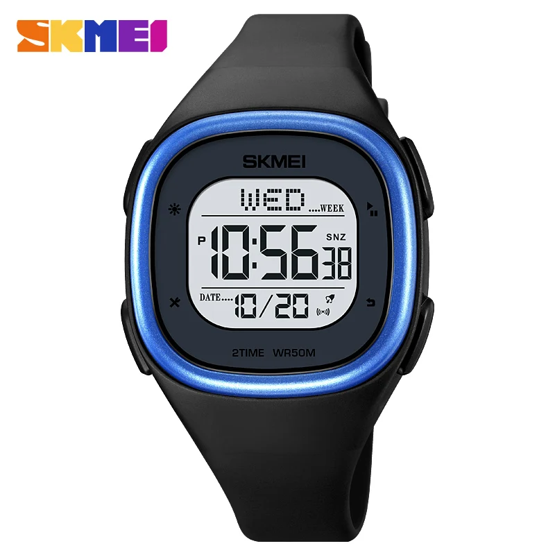 

SKMEI Sport Countdown Wristwatch Mens Fashion Back Light Display Digital Stopwatch Watches Clock 5Bar Waterproof reloj hombre