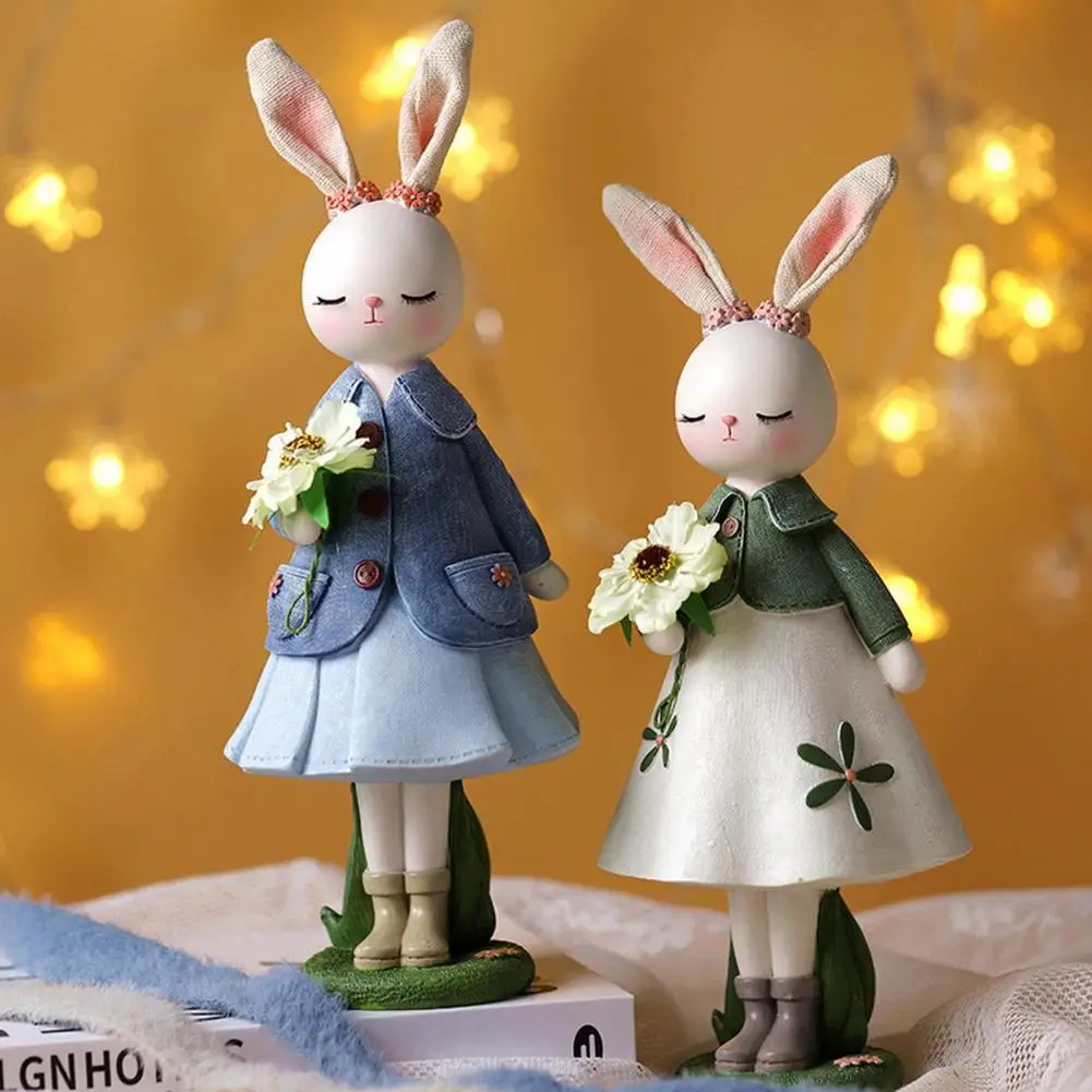 Rabbit Figurine Fashion Anti-fading Long Ears Scene Layout Prop Bunny Figurine Rabbit Ornament
Rabbit Figurine Fashion Anti-fading Long Ears Scene Layout Prop Bunny Figurine Rabbit Ornament