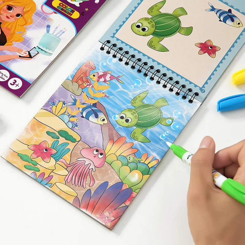 Montessori Magic Water Drawing Toys Reusable Coloring Book Magic Water Drawing Book Early Education Toys for Kids Christmas Gift
Montessori Magic Water Drawing Toys Reusable Coloring Book Magic Water Drawing Book Early Education Toys for Kids Christmas Gift