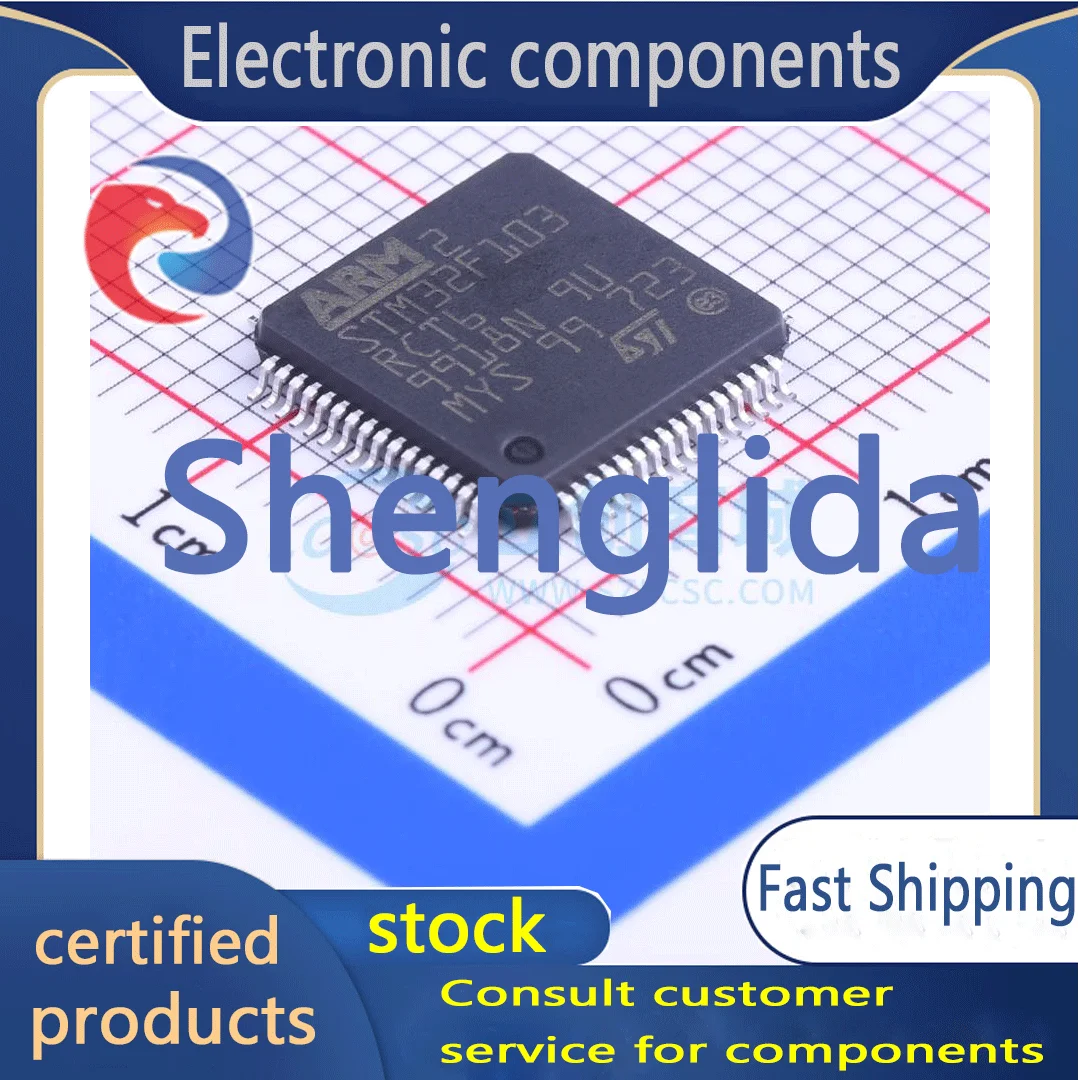 STM32F103RCT6 package LQFP-64_ 10x10x05P processor brand new stock 1PCS
STM32F103RCT6 package LQFP-64_ 10x10x05P processor brand new stock 1PCS