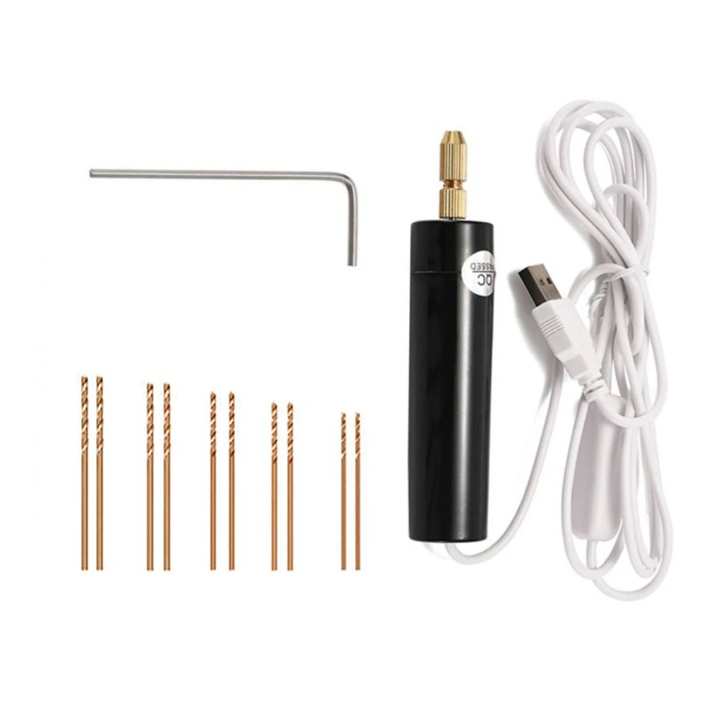 Portable Electric USB Drill Electric USB Drill Round Drilling Body Small Size USB Cable Switch Handheld Lightweight
Portable Electric USB Drill Electric USB Drill Round Drilling Body Small Size USB Cable Switch Handheld Lightweight