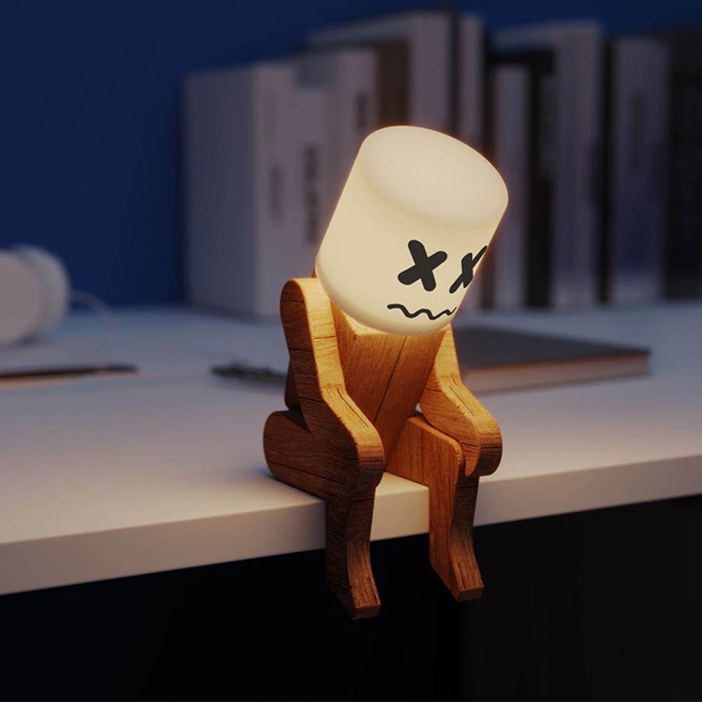Creative Desk Lamp Emotional humanoid Table Lamp Wooden Chargeable Night Light For Living Bedroom studyroom Home Decoration
Creative Desk Lamp Emotional humanoid Table Lamp Wooden Chargeable Night Light For Living Bedroom studyroom Home Decoration