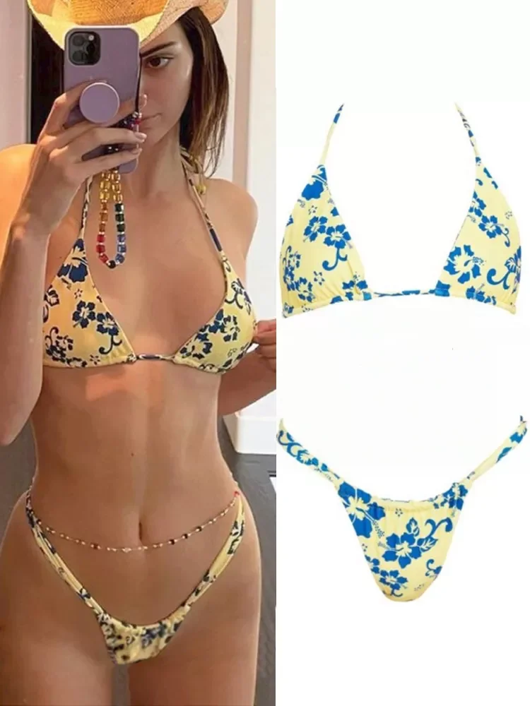 Rinabe Sexy Bikini Floral Print Swimwear String Bikini Set Push Up Swimsuit 2022 Bikinis Women Biquini Beach Bathing Suit Women
Rinabe Sexy Bikini Floral Print Swimwear String Bikini Set Push Up Swimsuit 2022 Bikinis Women Biquini Beach Bathing Suit Women