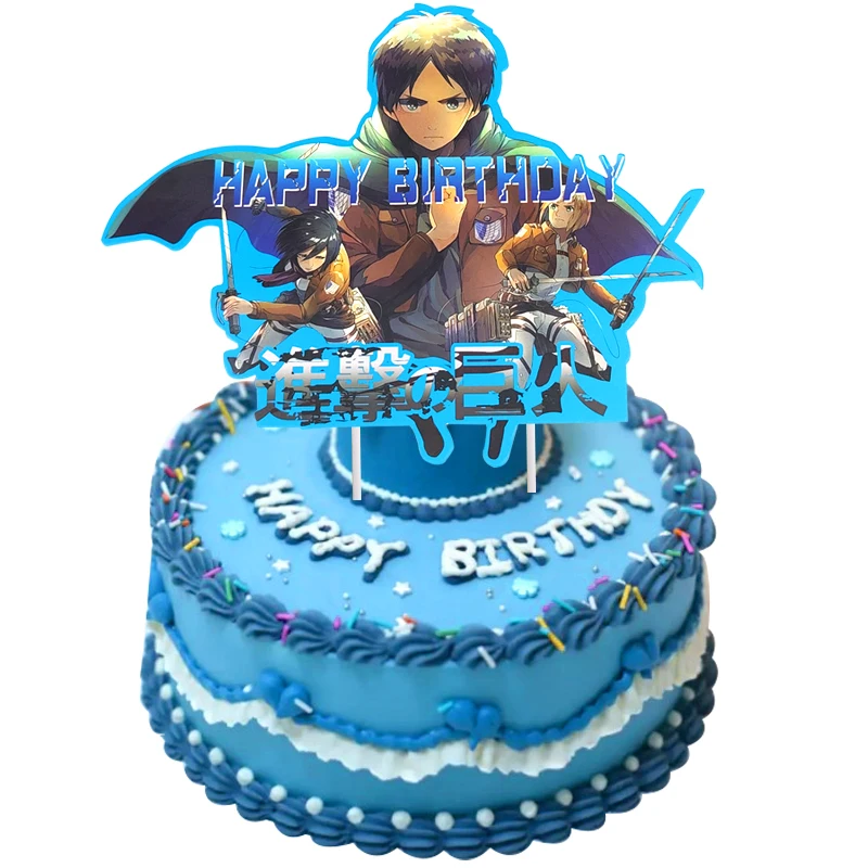 Attack On Titan Theme Decorations Baby Shower Kids Child Boys Favors Happy Birthday Party Cake Topper With Sticks 1pcs/lot
Attack On Titan Theme Decorations Baby Shower Kids Child Boys Favors Happy Birthday Party Cake Topper With Sticks 1pcs/lot