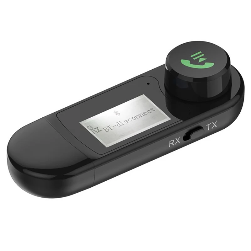 USB Bluetooth 5.1 аудиоприемник с ЖК-дисплеем, передатчик 2 в 1, беспроводной аудиоадаптер 3,5 мм AUX для ТВ, ПК, автомобиля
USB Bluetooth 5.1 аудиоприемник с ЖК-дисплеем, передатчик 2 в 1, беспроводной аудиоадаптер 3,5 мм AUX для ТВ, ПК, автомобиля