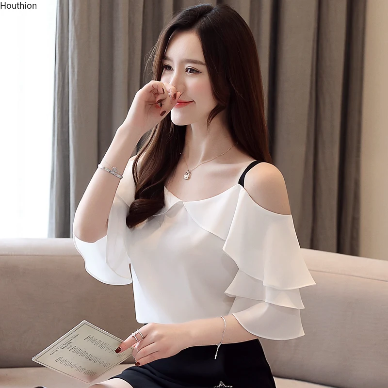 New Chiffon Women's Blouses O-neck Loose Shirt Short Sleeve Top Solid Summer Fashion Spring Lady Clothing Houthion
New Chiffon Women's Blouses O-neck Loose Shirt Short Sleeve Top Solid Summer Fashion Spring Lady Clothing Houthion
