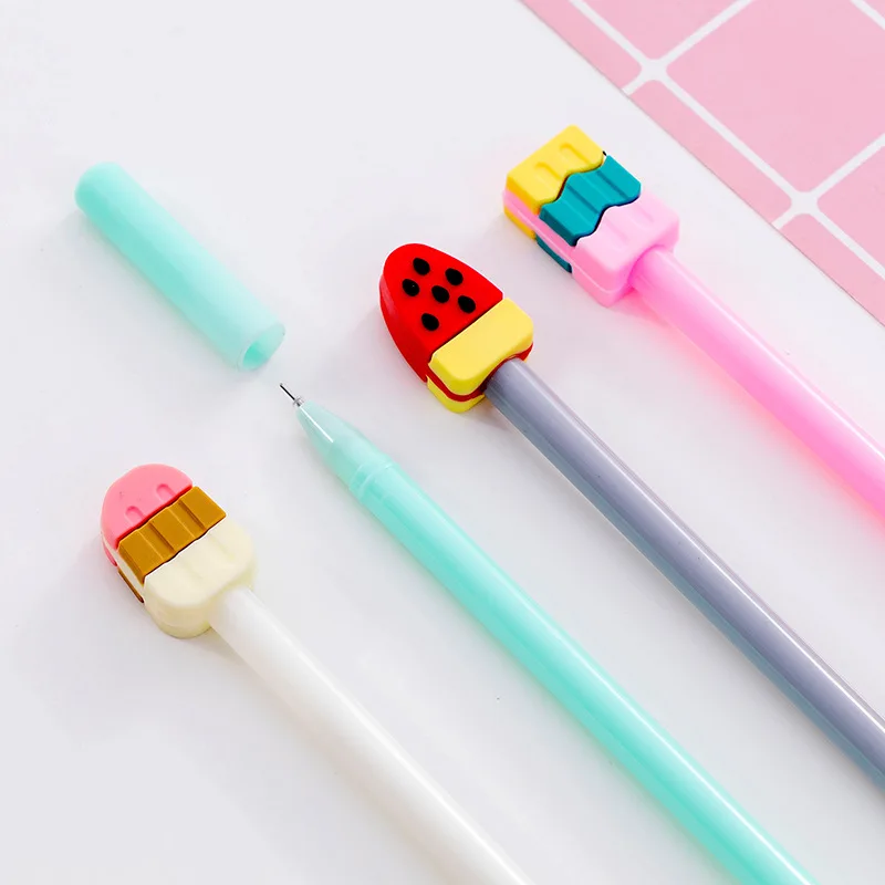 12/60 Pcs Cute Watermelon Ice Cream Foot Gel Pens 0.5 Black Student Gel Pen Stationery Wholesale
12/60 Pcs Cute Watermelon Ice Cream Foot Gel Pens 0.5 Black Student Gel Pen Stationery Wholesale