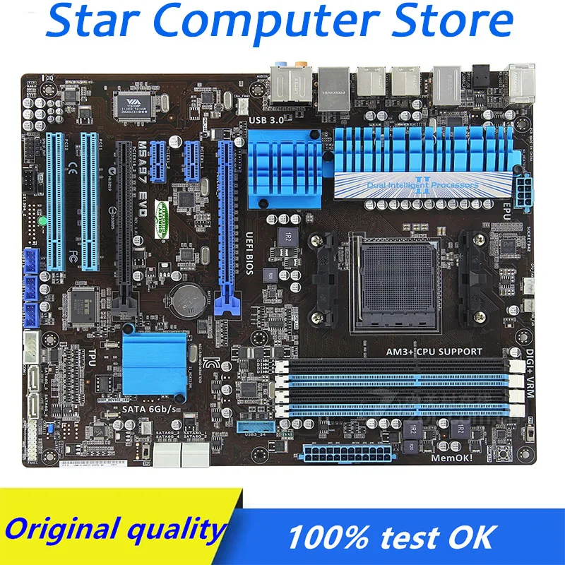 AM3 + для AMD 970 для Gigabyte GA-970A-DS3P 970A-DS3P компьютер USB3.0 SATA3 материнская плата AM3 DDR3 970M ATX настольная материнская плата Б/у
AM3 + для AMD 970 для Gigabyte GA-970A-DS3P 970A-DS3P компьютер USB3.0 SATA3 материнская плата AM3 DDR3 970M ATX настольная материнская плата Б/у