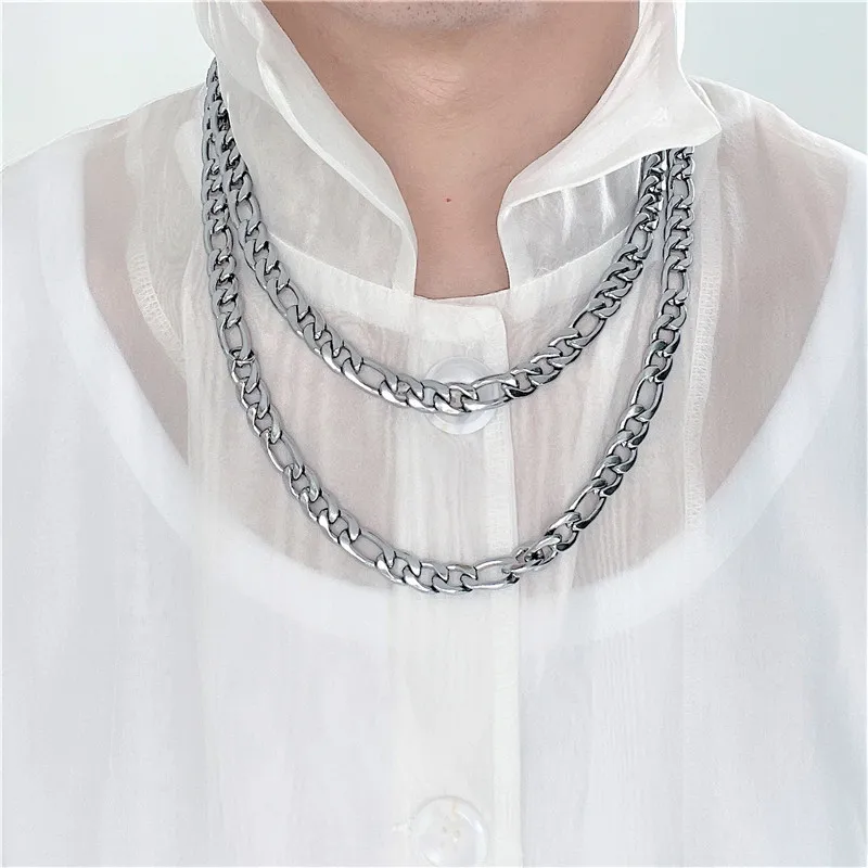 Plain Chain Necklace Pendant Platinum Cuba Fashion Men's and Women's Hip-hop Clavicle Versatile Gifts
Plain Chain Necklace Pendant Platinum Cuba Fashion Men's and Women's Hip-hop Clavicle Versatile Gifts