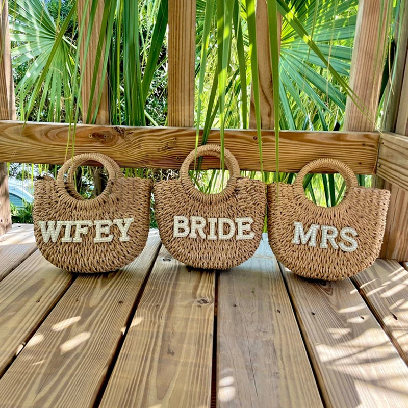 Bride Mrs Wifey Bag Beach Pool Bridal Shower Bachelorette Hen Boho Party Rustic Summer Wedding Engagement Honeymoon Travel Gift 
Bride Mrs Wifey Bag Beach Pool Bridal Shower Bachelorette Hen Boho Party Rustic Summer Wedding Engagement Honeymoon Travel Gift