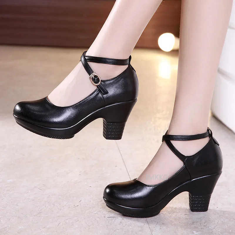 Women Sexy High Heels Leather Thick Soled Platform Bottom Silver Black Work Shoes Woman Dress Wedding Pumps Zapatos Tacon Mujer
Women Sexy High Heels Leather Thick Soled Platform Bottom Silver Black Work Shoes Woman Dress Wedding Pumps Zapatos Tacon Mujer