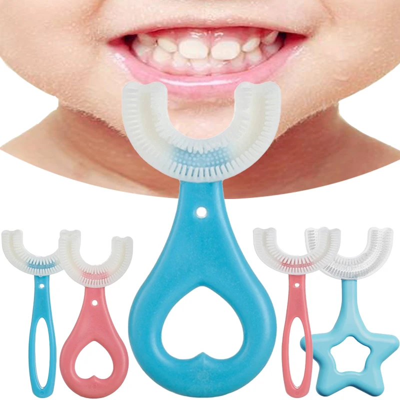 Toothbrush Children 360 Degree U-shaped Child Toothbrush Teethers Brush Silicone Kids Teeth Oral Care Cleaning
Toothbrush Children 360 Degree U-shaped Child Toothbrush Teethers Brush Silicone Kids Teeth Oral Care Cleaning