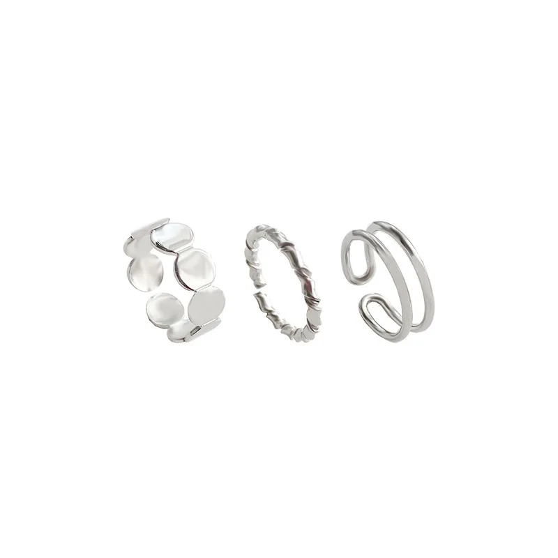 Small Three-piece Set Ring Pearl Refers Japanese Korean Ring with Female Fashion Opening Forefinger Ring Personality.
Small Three-piece Set Ring Pearl Refers Japanese Korean Ring with Female Fashion Opening Forefinger Ring Personality.