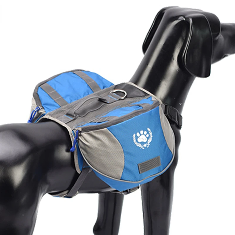 

Pet Outdoor Bags Adjustable Saddle Bag Harness Carrier for Large Dog Traveling Hiking Camping Dogs Self Backpack