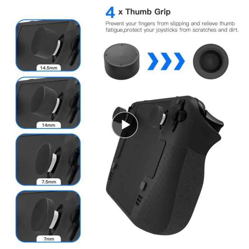 For Steam Deck Console Tpu Protective Case Anti-drop Shockproof Cover Soft Protective Shell Protective Cover Silicone Case
For Steam Deck Console Tpu Protective Case Anti-drop Shockproof Cover Soft Protective Shell Protective Cover Silicone Case