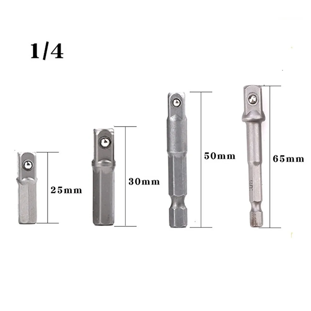 1/4" Drill Socket Adapter For Impact Driver Hex Shank To Square Socket Extension Socket Adapter Tools Parts
1/4" Drill Socket Adapter For Impact Driver Hex Shank To Square Socket Extension Socket Adapter Tools Parts
