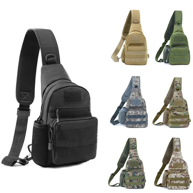 Military Shoulder Bag Men Outdoor Hiking Camping Bag Army Hunting Chest Pack Multifunctional Tactical Molle Backpack
Military Shoulder Bag Men Outdoor Hiking Camping Bag Army Hunting Chest Pack Multifunctional Tactical Molle Backpack