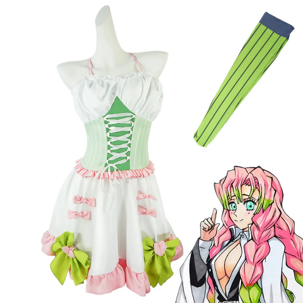 Костюм для косплея Kanroji Mitsuri из аниме «рассекающий демонов», женское платье горничной, Лолиты, униформа JK, платья на Хэллоуин вечерние носки, ...
Костюм для косплея Kanroji Mitsuri из аниме «рассекающий демонов», женское платье горничной, Лолиты, униформа JK, платья на Хэллоуин вечерние носки, ...