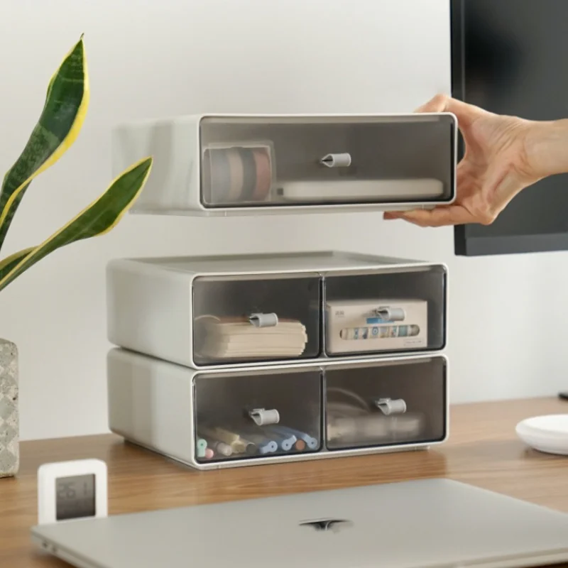 Desktop Storage Box Drawer Type Storage Cabinet Transparent Storage Box Makeup Cosmetics Box Stationery Debris Storage Rack
Desktop Storage Box Drawer Type Storage Cabinet Transparent Storage Box Makeup Cosmetics Box Stationery Debris Storage Rack