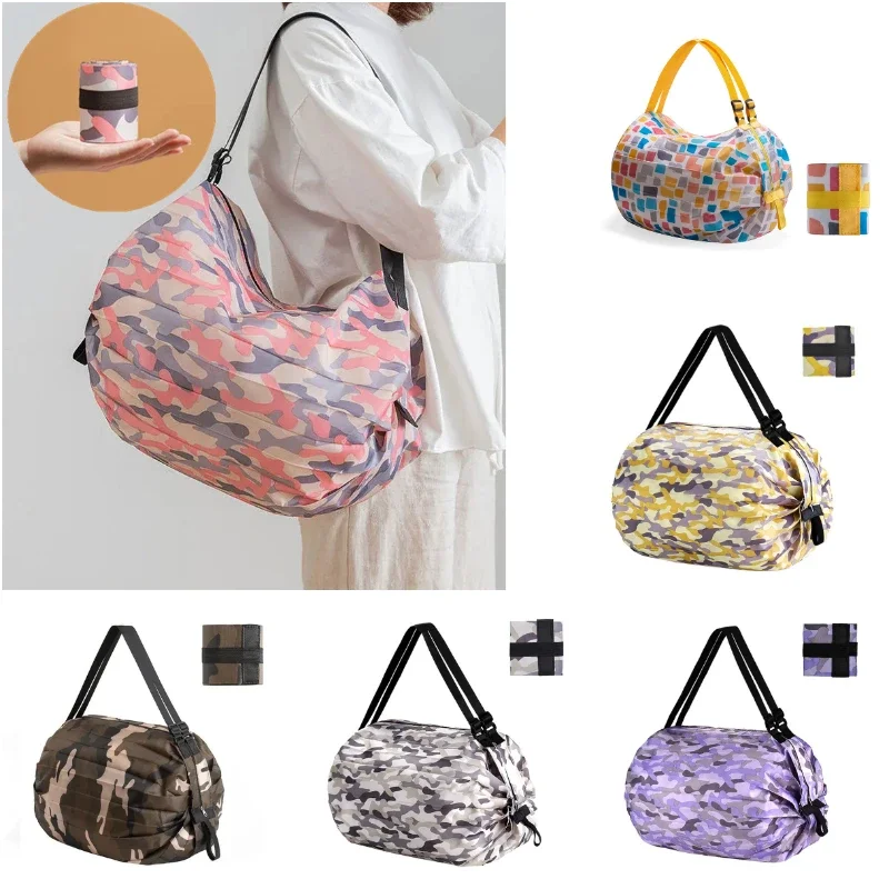 Big Folding Shopping Bag Eco-Friendly Reusable Portable One Shoulder Handbag For Travel Grocery Fashion Pocket Bags
Big Folding Shopping Bag Eco-Friendly Reusable Portable One Shoulder Handbag For Travel Grocery Fashion Pocket Bags