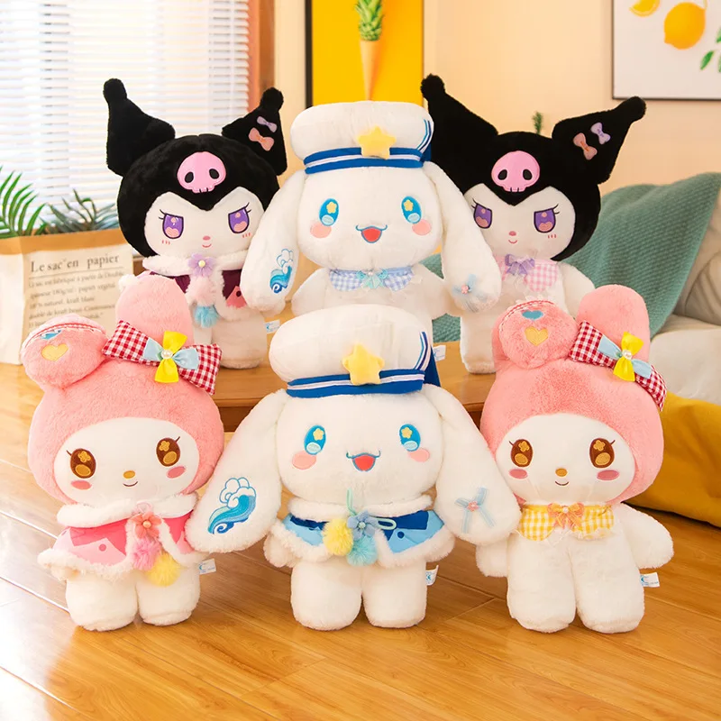 Аниме Cinnamoroll Kuromi Melody Sanrio плюшевые игрушки супер мягкая плюшевая подушка Kwaii плюшевые игрушки детские подарки на день рождения игрушка
Аниме Cinnamoroll Kuromi Melody Sanrio плюшевые игрушки супер мягкая плюшевая подушка Kwaii плюшевые игрушки детские подарки на день рождения игрушка