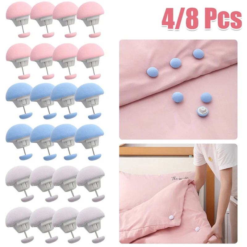 4/8PCS Anti-Slip BedSheet Quilt Clip One Key To Unlock Duvet Cover Fastener Clip Blanket Buckles Quilt Holder Fixator Grippers
4/8PCS Anti-Slip BedSheet Quilt Clip One Key To Unlock Duvet Cover Fastener Clip Blanket Buckles Quilt Holder Fixator Grippers