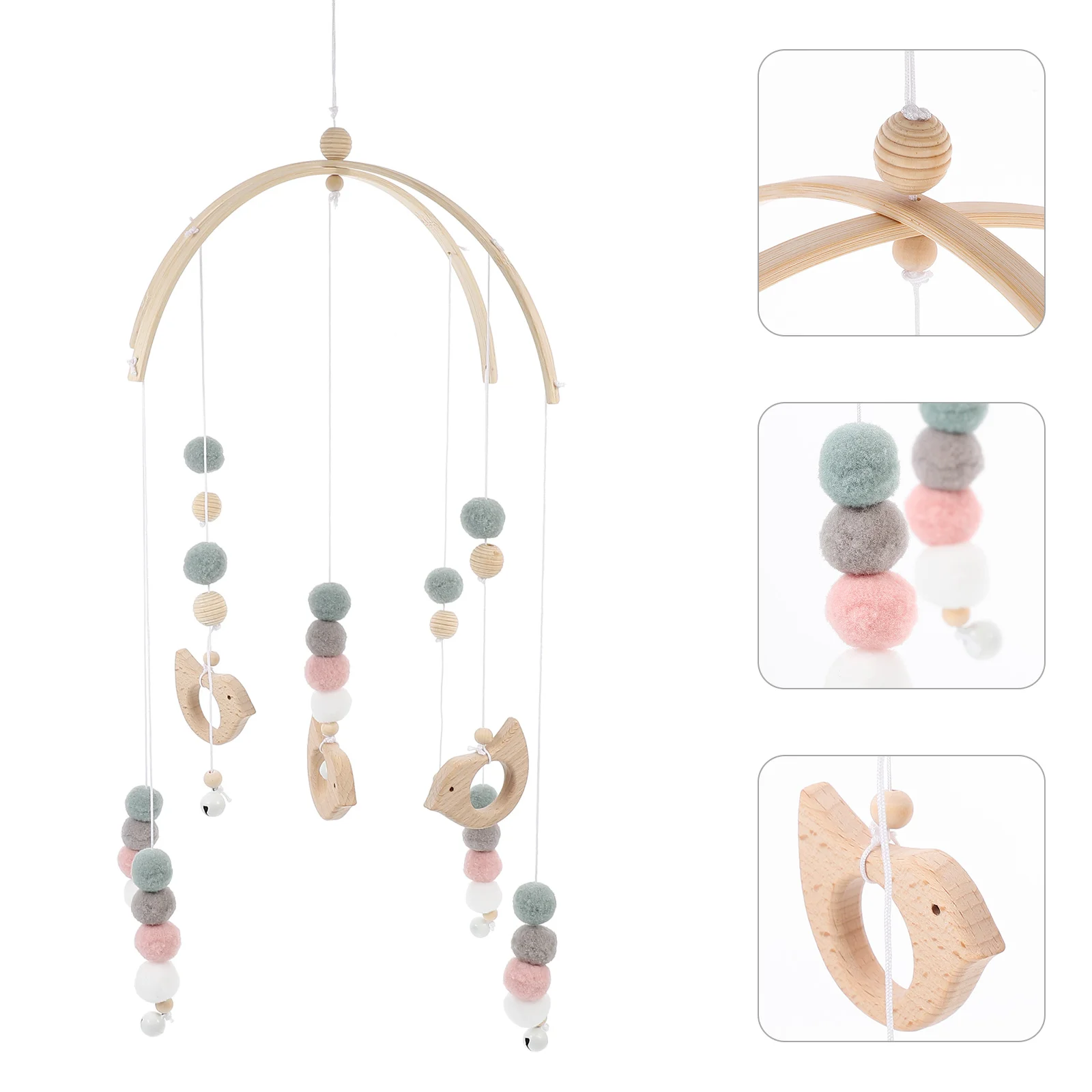 Crib Mobile Nursery Baby Bedroom Lovely Hanging Hair Ornament Wood Bird Pendant Hanging
Crib Mobile Nursery Baby Bedroom Lovely Hanging Hair Ornament Wood Bird Pendant Hanging