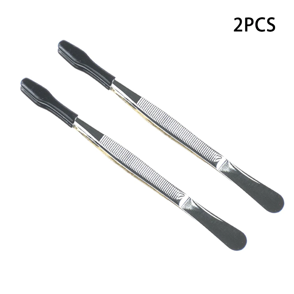 2pcs Stamp Tweezer Tongs Durable Tool Collection Soft Home Rubber Tipped Paper Money Stainless Steel Flat Tip
2pcs Stamp Tweezer Tongs Durable Tool Collection Soft Home Rubber Tipped Paper Money Stainless Steel Flat Tip