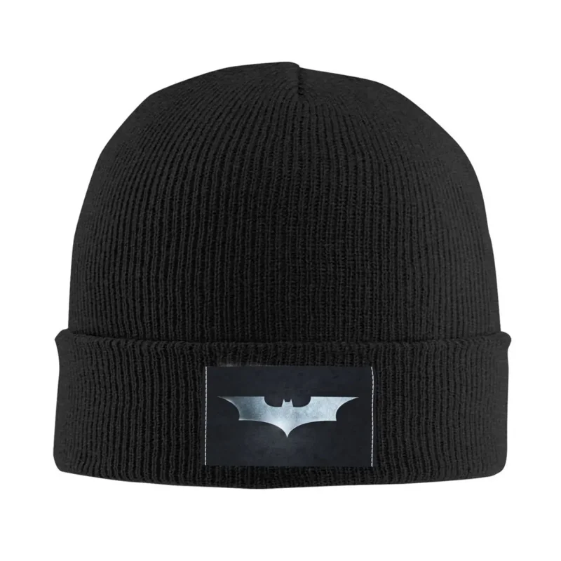 

Superhero Bat Movie Bonnet Hats Cool Knit Hat For Women Men Warm Winter Skullies Beanies Caps