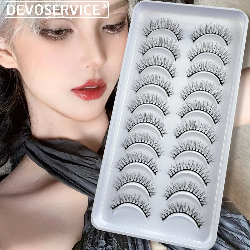 New 3D Faux Mink Eyelashes 10 Pairs Natural Thick Messy False Eyelashes Dramatic Fake Lashes Stripe Eyelashes Faux Cils Make Up
New 3D Faux Mink Eyelashes 10 Pairs Natural Thick Messy False Eyelashes Dramatic Fake Lashes Stripe Eyelashes Faux Cils Make Up