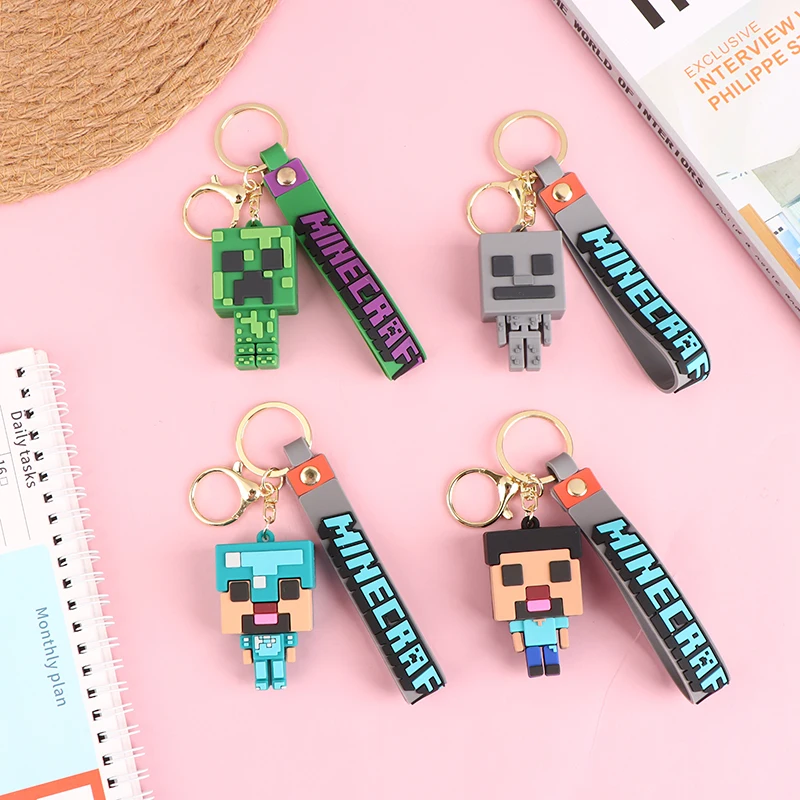 Classic Game Figure Model Toys Keychain My World Steve Doll Pendant Keyrings Backpack Ornament For Kids Birthday Gifts
Classic Game Figure Model Toys Keychain My World Steve Doll Pendant Keyrings Backpack Ornament For Kids Birthday Gifts