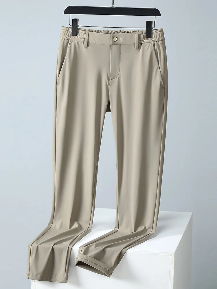 2023 New Summer Breathable Casual Pants Male Business Casual Straight Long Trousers Men Stretched Nylon Silk Cooling Slim Chinos
2023 New Summer Breathable Casual Pants Male Business Casual Straight Long Trousers Men Stretched Nylon Silk Cooling Slim Chinos